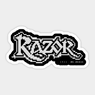 razor logo Sticker